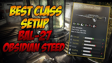 Advanced Warfare- BEST ELITE "BAL-27 OBSIDIAN STEED" Class Setup! (COD AW Elite Weapon Class Setup)