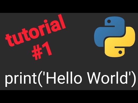 Python Tutorial #1 Erste Schritte, erstes ,,Hello World'', Datentypen und Konvertierungen