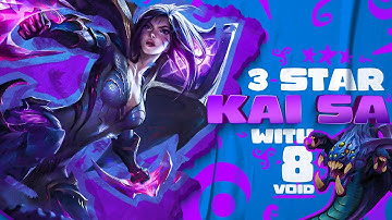 8 VOID BARON + 3 STAR KAISA ARE THE ULTIMATE DUO!! |  Teamfight Tactics Patch 13.15
