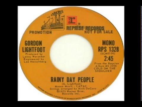 Rainy Day People by Gordon Lightfoot - Songfacts