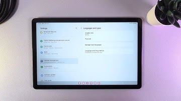 How to Change Keyboard Language on Samsung Tab A9+