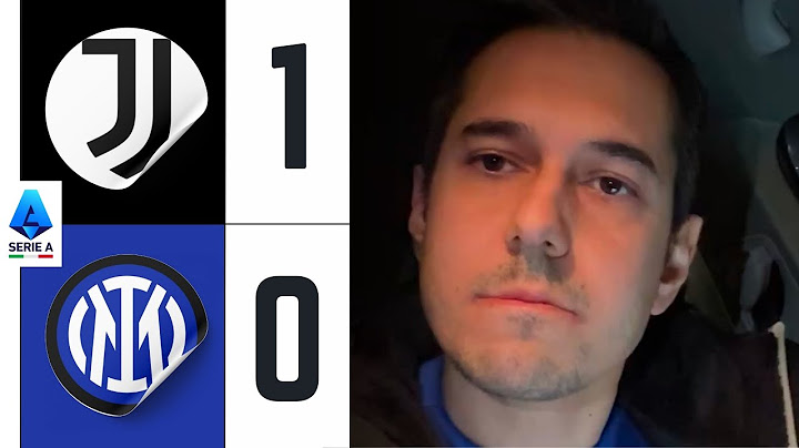 UN SECONDO TEMPO INQUIETANTE 🤬 JUVENTUS-INTER 1-0