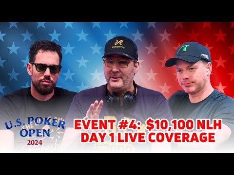 Schulman and Hellmuth Play Wild Day 1 of 2024 U.S. Poker Open Event  #4