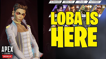 NEW LEGEND LOBA IS HERE!!! Apex Legends Mobile