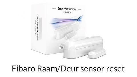 Fibaro Raam/Deursensor : Reset