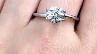 (021201)GIA 1.00ct Round G VS2 3EX None