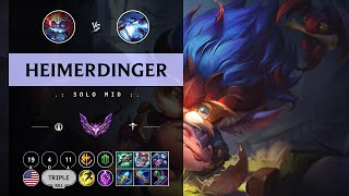 Heimerdinger Mid vs Xerath - NA Master Patch 14.9