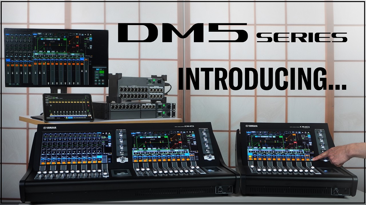 DM5 Series Feature Vlog: Introducing Yamaha DM5 Series, Digital Mixing Consoles
