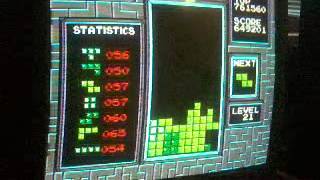 NES Tetris maxout my 3rd and best so far.