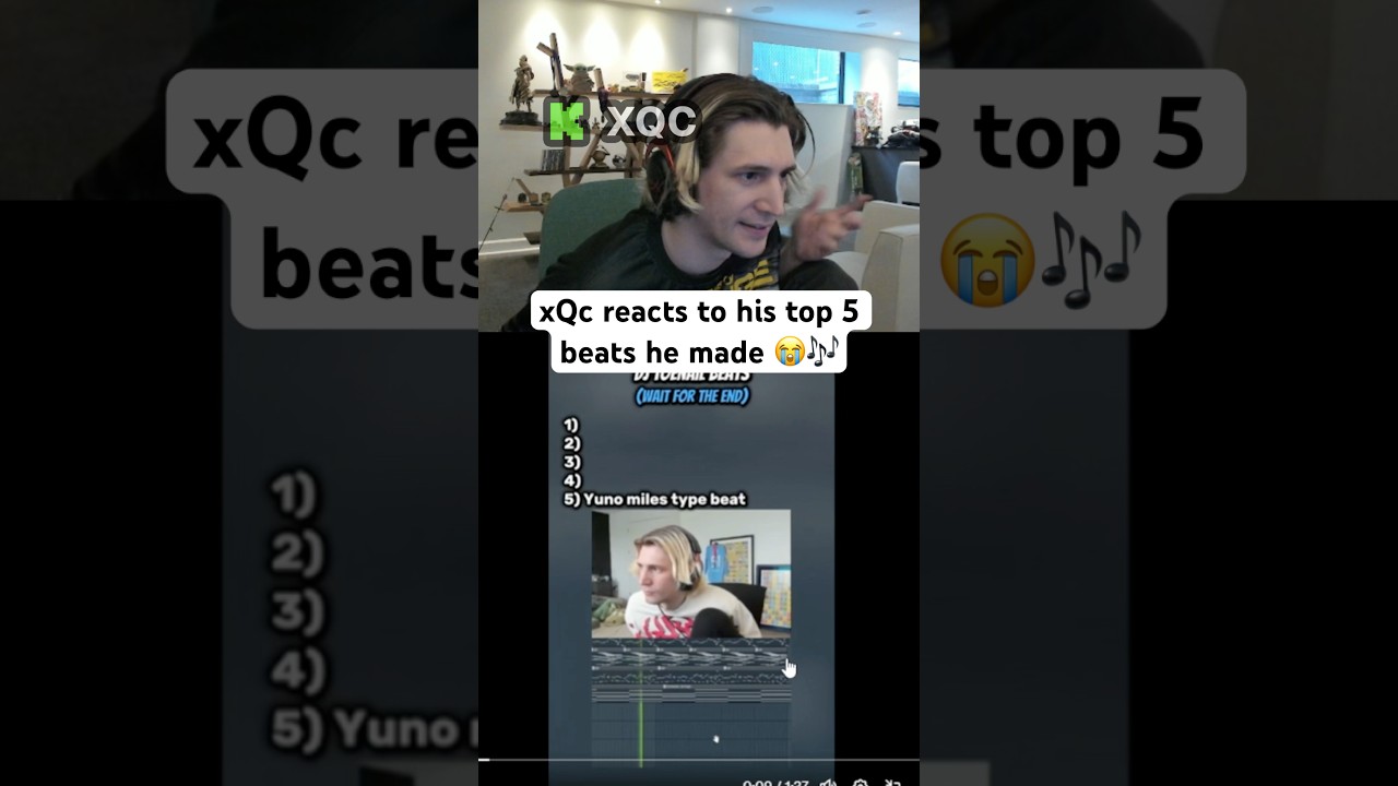 xQc reacts to His TOP 5 BEATS 💀 