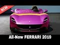 8 New Ferrari Cars from the World's Best Known Supercar Manufacturer in 2019