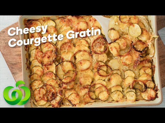 Easy Cheesy Courgette Gratin recipe