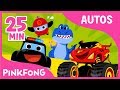 Las Mejores Canciones de Autos & Camiones Salvajes | +Recopilación | Pinkfong Canciones Infantiles