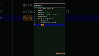 🔥 Python 3D Circle Animation 😱 Coding Looks Insane #shorts