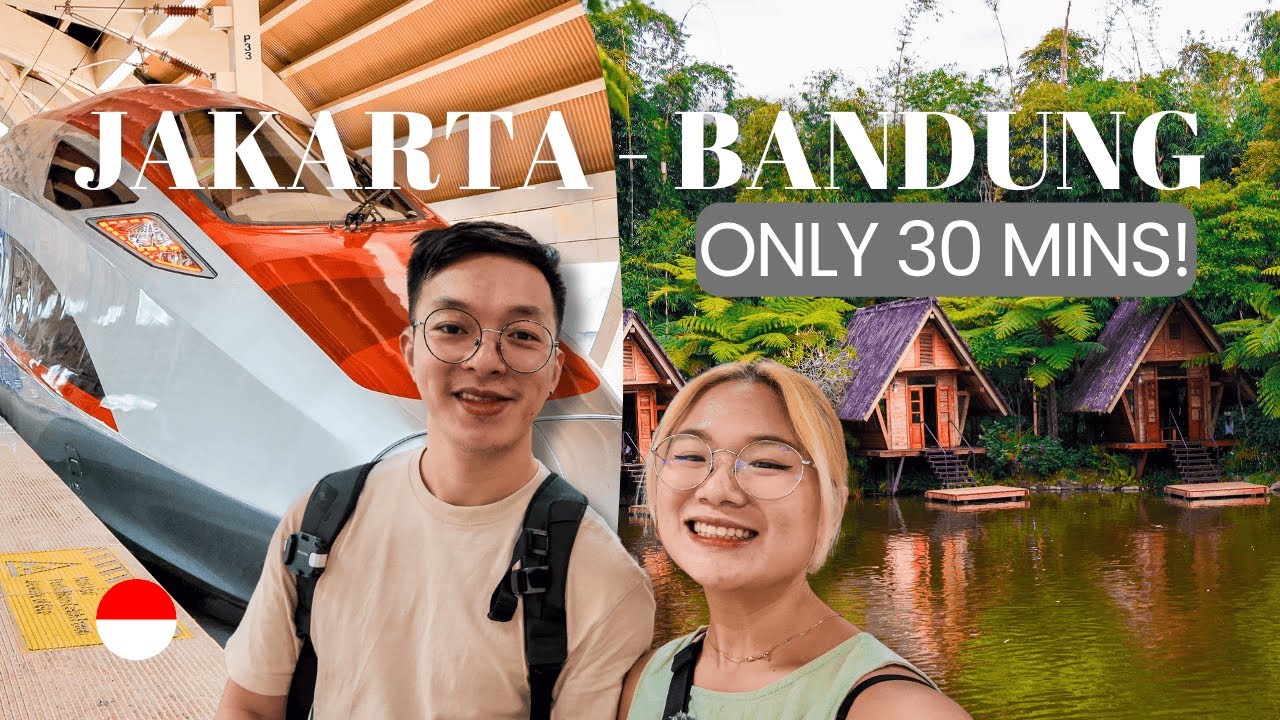 Jakarta to Bandung: Indonesia High Speed Train and Explore Bandung 🇮🇩