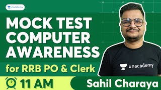Mock Test - 1 | RRB PO & Clerk Mains  2021 | Computer Awareness |  Bank Pro | Sahil Charaya screenshot 5
