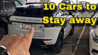 10 Cars to stay away from - best of #carsjudge