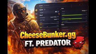 CS2 CHEATING with Predator 🔥 ft.CHEESEBUNKER.GG