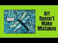 Mixed Media Art Journal Tutorial- Drawing Hack, Turn Mistakes into Layers