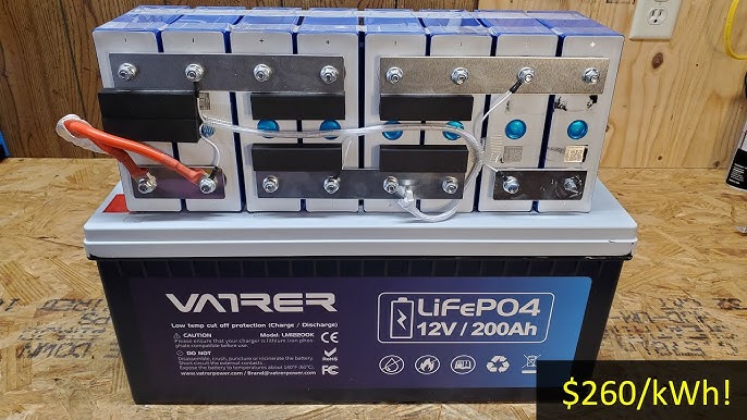 24V 200Ah LiFePO4 Batterie Redodo, 200A BMS, Tiefzyklus Lithium