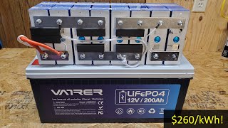 Vatrer 12V 200Ah Plus LiFePO4 Battery Review and Teardown, Almost Perfect!