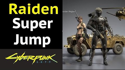 Cyberpunk 2077: Raiden Super Jump (How To Run Really Fast Speed)