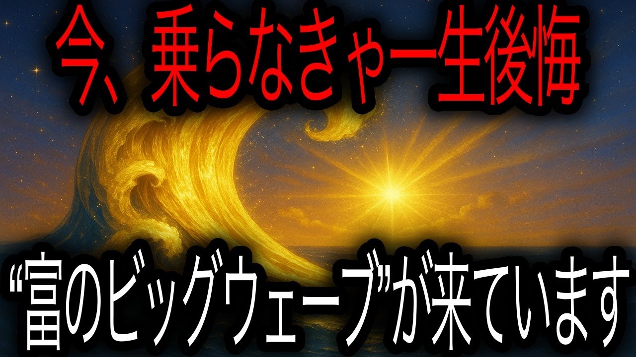 逃すと一生後悔──12年に1度の“富の波”に飛び乗れ🌊 - YouTube