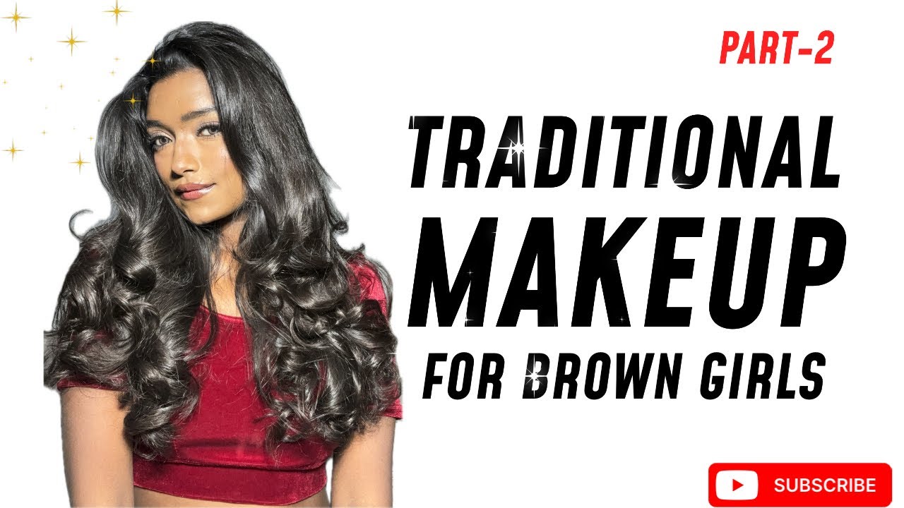 Traditional makeup tutorial for beginners| step by step| brown girl ...