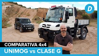 Comparativa 4x4 ¡al límite! Mercedes Unimog vs Mercedes Clase G | Prueba | Review | Diariomotor