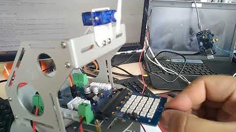 Banana Pi BPI:bit robot board serve motor control test,also can use with Micro:bit