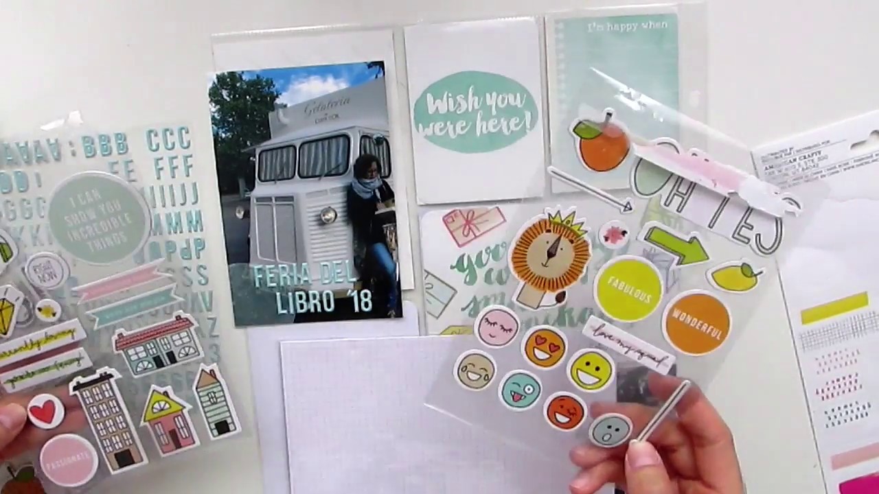 PROJECT LIFE: FERIA DEL LIBRO 2018 scrapbook paper