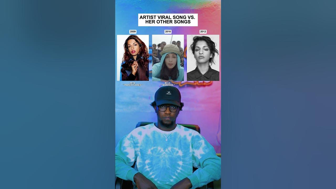 Artist Viral Song Vs. Her Other Songs: M.I.A. "Paper Planes" #shorts #music #trend #viral