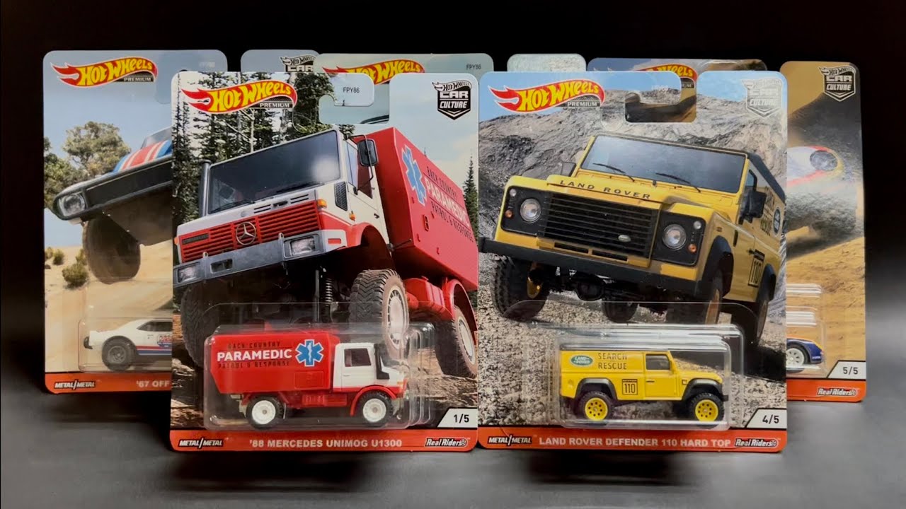 All Systems Go! Hot Wheels Premium Car Culture WILD TERRAIN Set