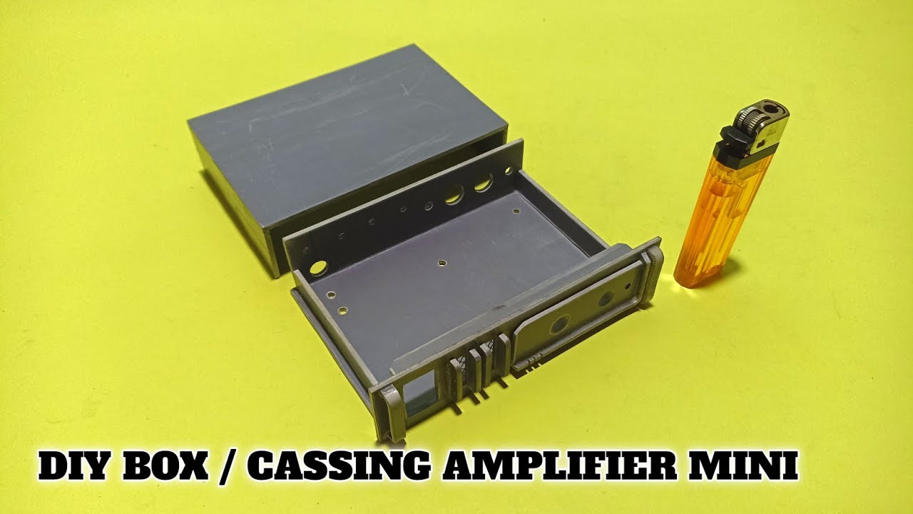 DIY bok amplifier mini dari pvc paralon full proses