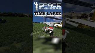 Making A Hover Bike | Space Engineers Space Elevator Again Time Lapse #shorts Part 9