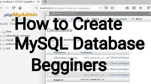 Build a MySQL Database, Tables, and Records.,insert data, How to Create a database in my sql
