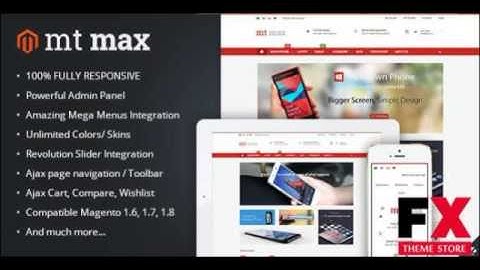 Preview MT Max responsive computer magento theme TFx