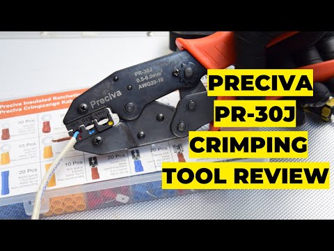 Preciva Crimper Plier Set Adjustable Ratchat Wire Crimping Tool Crimpzange  Set