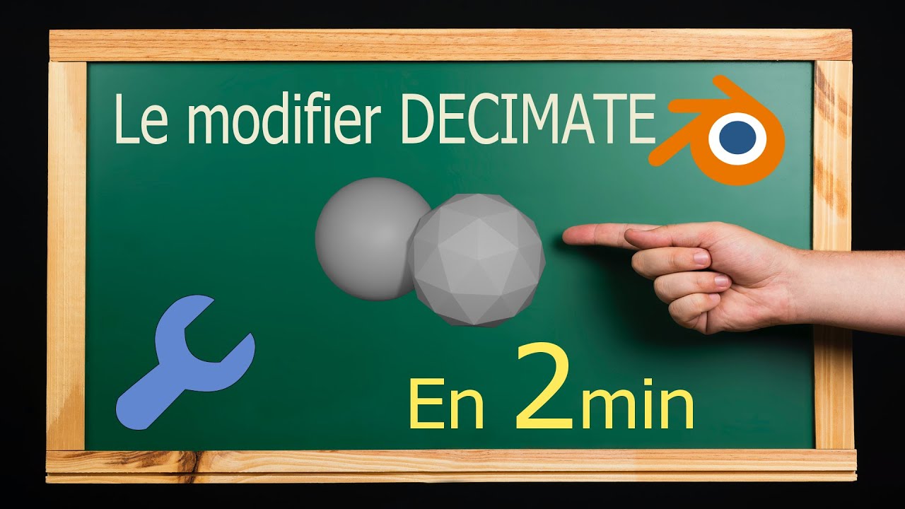 Le modifier Decimate dans blender 3.0 - YouTube