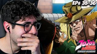 THIS BUM IS BACK 🫩| Jojo's Part 3 Ep 35+36 FIRST Reaction!