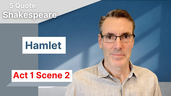 Summary of hamlet act 1 scene 2