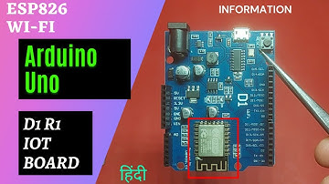 Arduino Uno Inbuilt WIFI Module / WEMOS D1 R1 Board / ESP8266 WIFI module / #wemosd1r1 #D1R1board