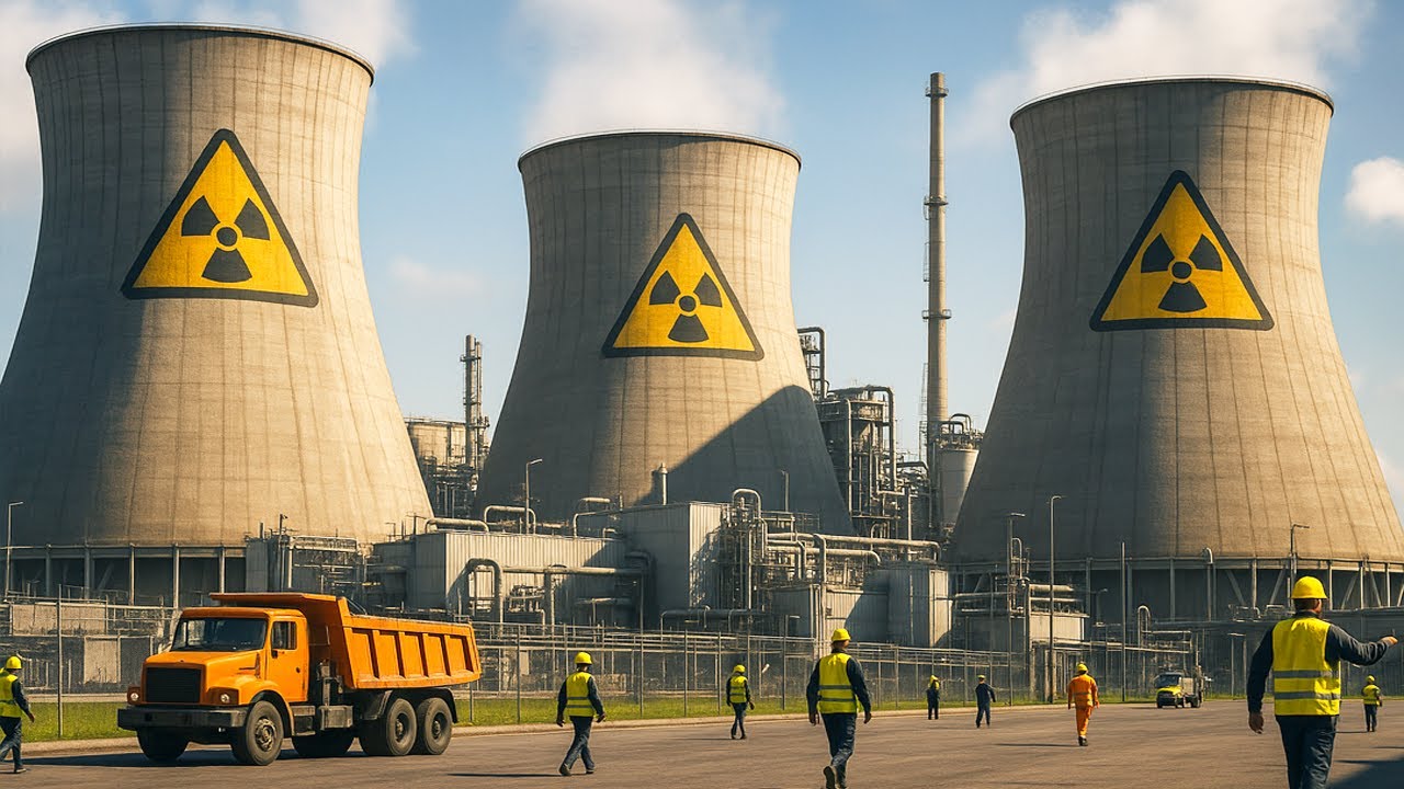 JAK DZIAŁA ELEKTROWNIA JĄDROWA aby WYTWARZAĆ ENERGIĘ ELEKTRYCZNĄ ☢️