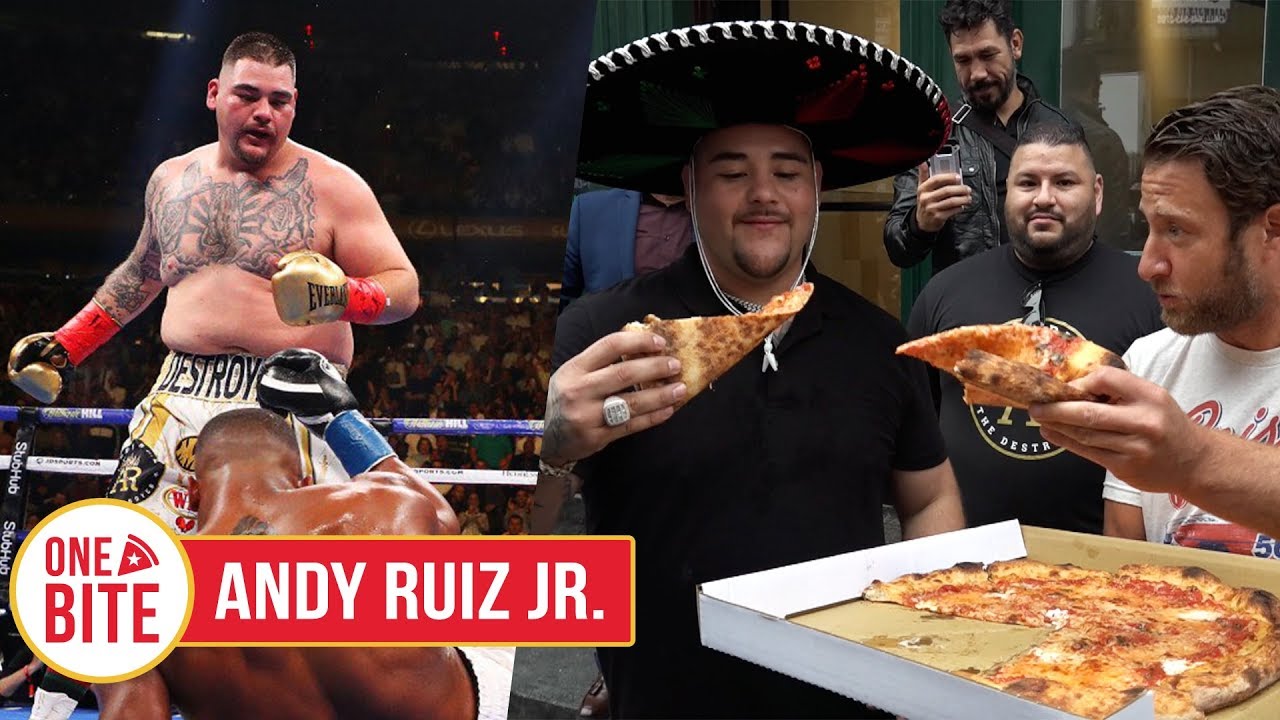 Barstool Pizza Review - Manero's Pizza With Special Guest Andy Ruiz Jr.