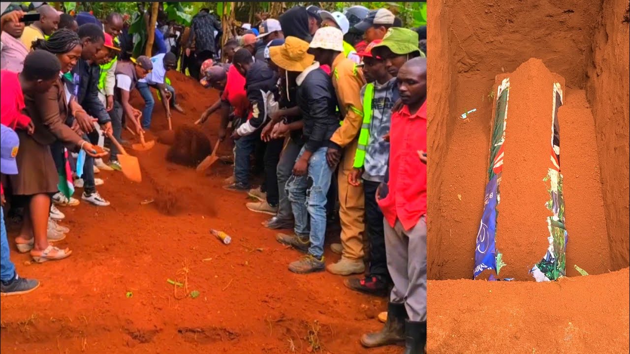 TOTAL DRAMA AS MASK VENDOR BONIFACE KARIUKI IS LAID TO REST