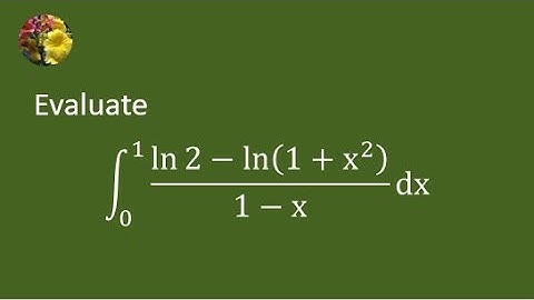 Solving logarithmic integral using Feynman