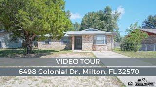 6498 Colonial Drive in Milton, Florida Home for Rent