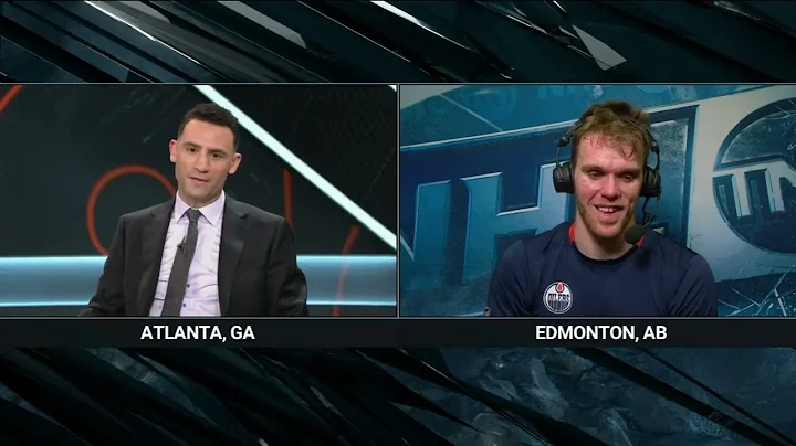 Connor McDavid best post game interview Oilers TNT