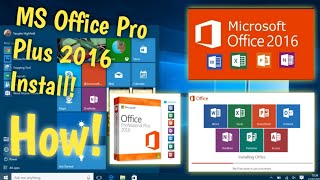 microsoft office pro plus 2016,how to install step by step!😁👍lutang family channel.