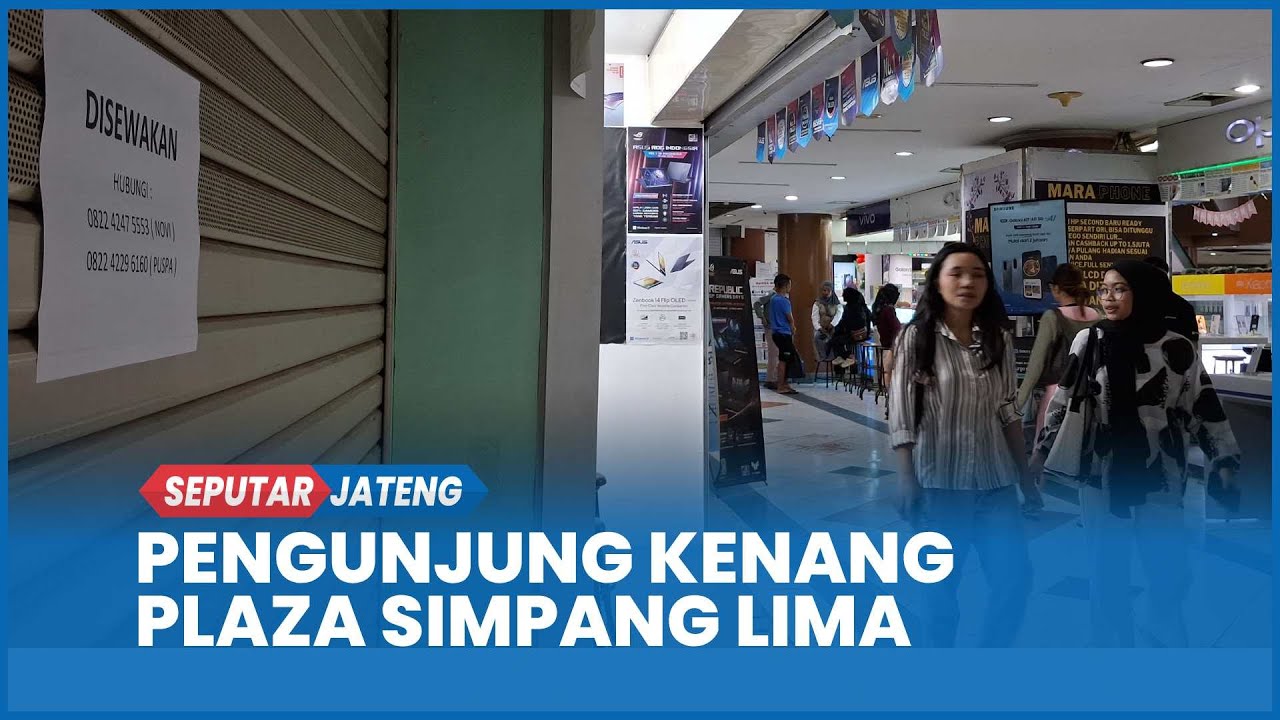 Pengunjung Kenang Plaza Simpang Lima Semarang Pernah Jadi Favorit di Masa Muda